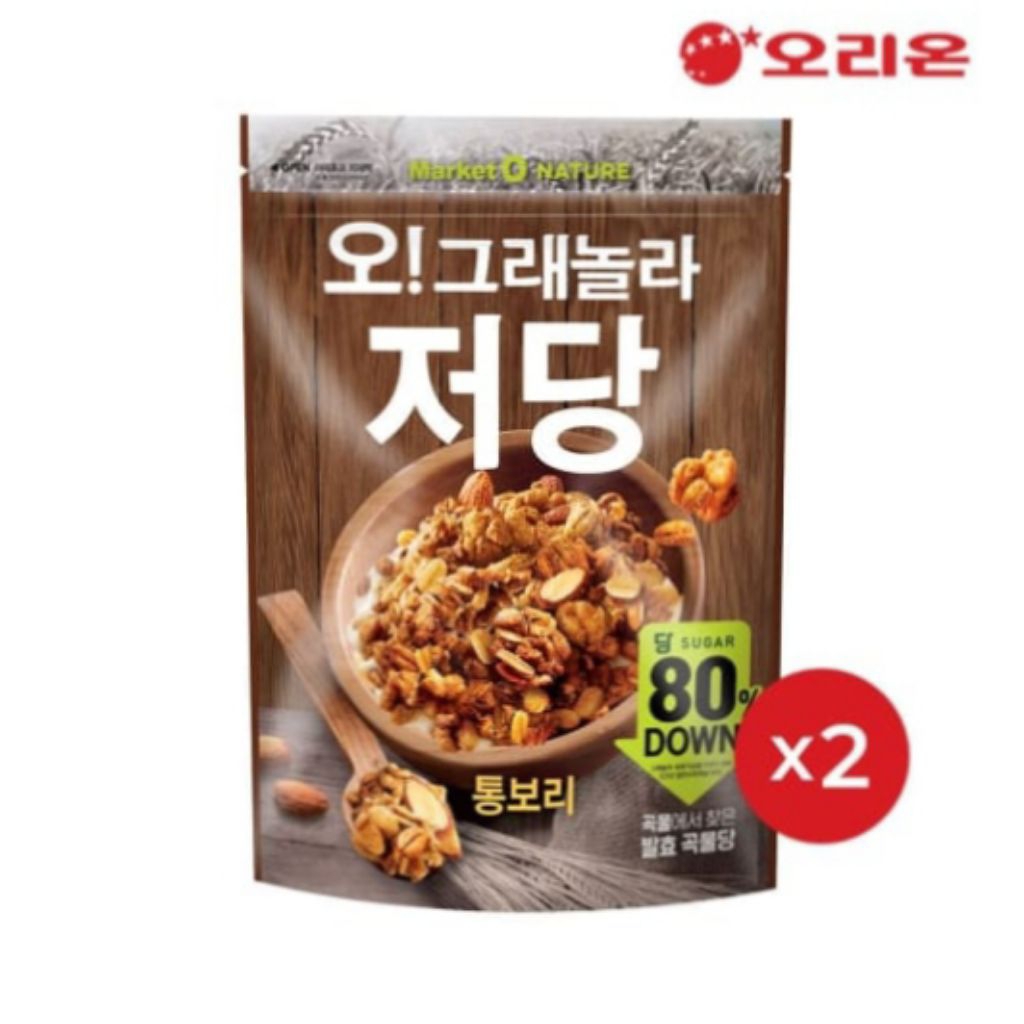 

(PO KOREA) ORION MARKET O GRANOLA LOW-SUGAR WHOLE GRAIN RICE (2PCS)