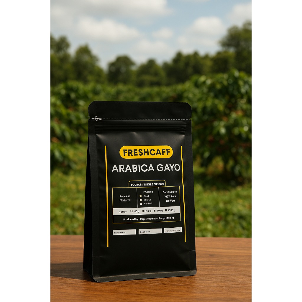 

KOPI ARABICA GAYO 250 GRAM, FRESHCAFF