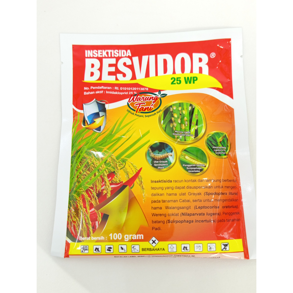 BESVIDOR Imidacloprid 25% Gel 100 Gram Basmi Trips Wereng