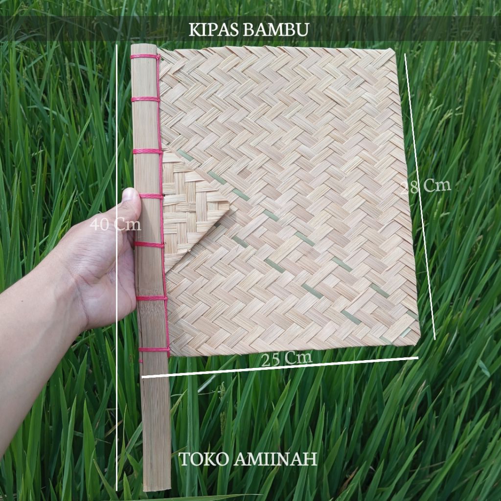 KIPAS BAMBU SATE PREMINUM // HIHID TRADISIONAL ANYAMAN BAMBU // JUMBO&MINI