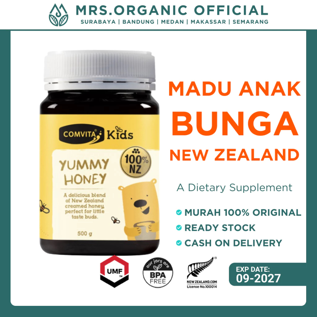 

Madu Anak Comvita manuka Kids Yummy Honey 500 gram