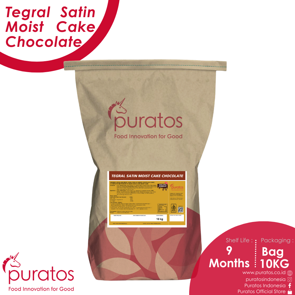 

Puratos Tegral Satin Moist Cake Chocolate / Premix Kue Cokelat