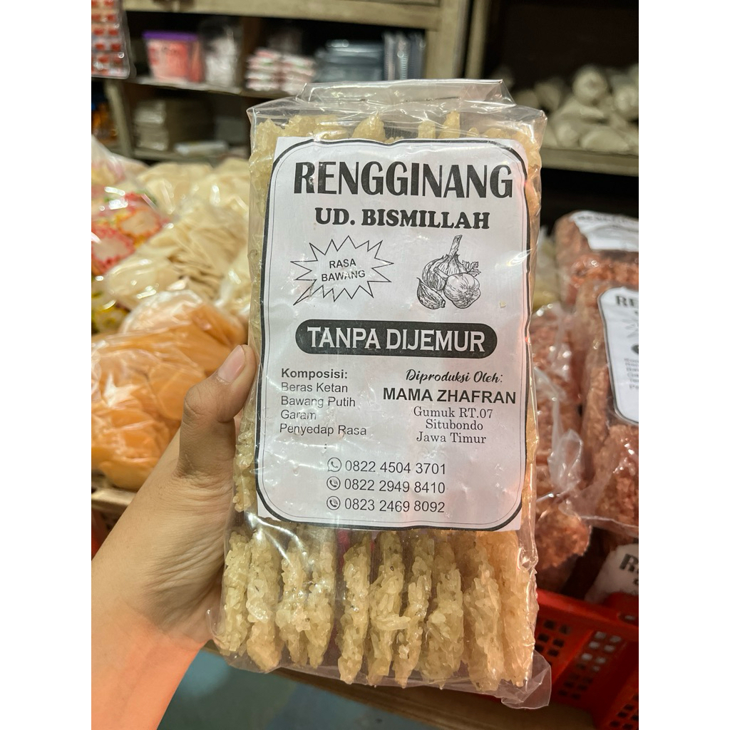 

Rengginang khas situbondo tanpa dijemur (rasa bawang) 40-50 pcs