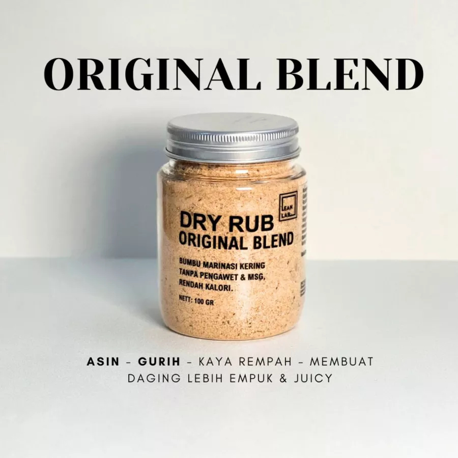 

Lean Lab Dry Rub 100g x1Bumbu Masak Marinasi Rendah Kalori Cocok Untuk Daging Sapi, Ayam, Ikan dll