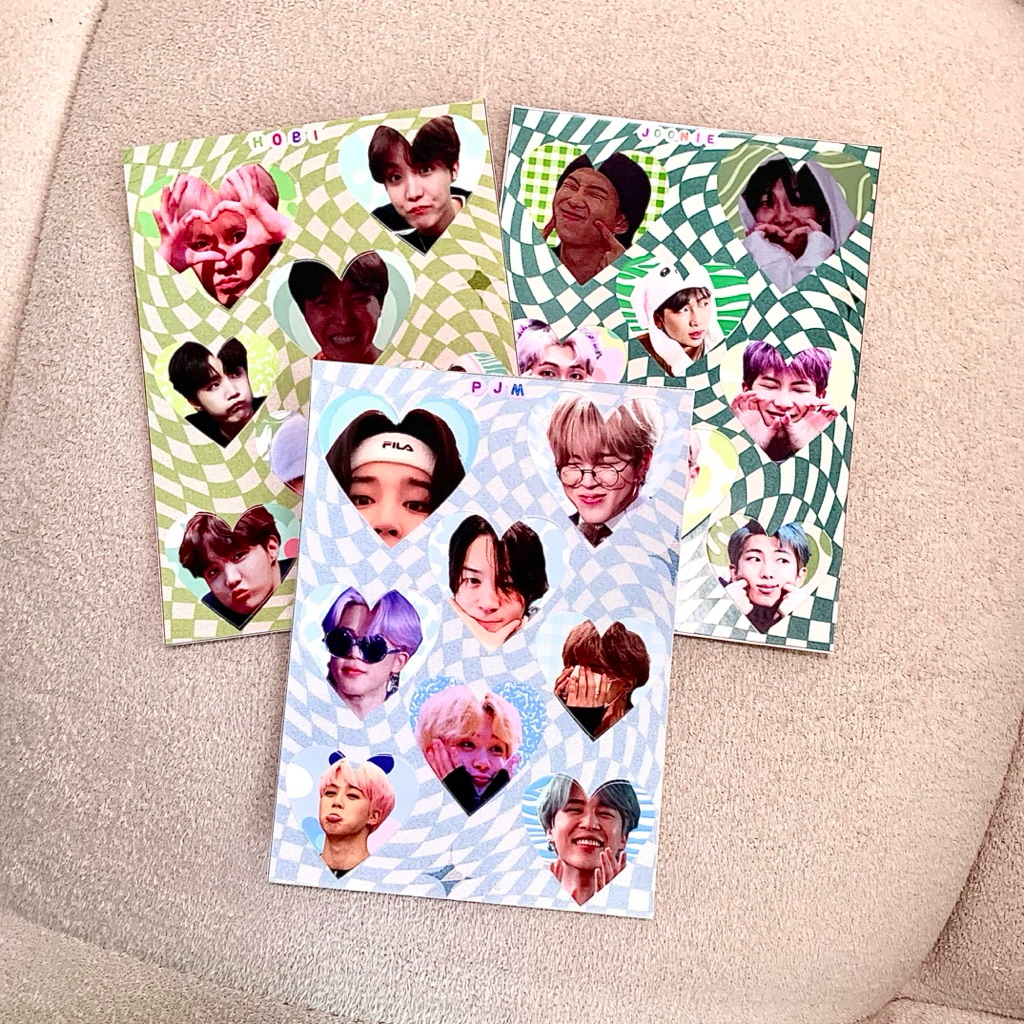 

READY - BANGTAN sticker kiss cut heart aesthetic colorfull
