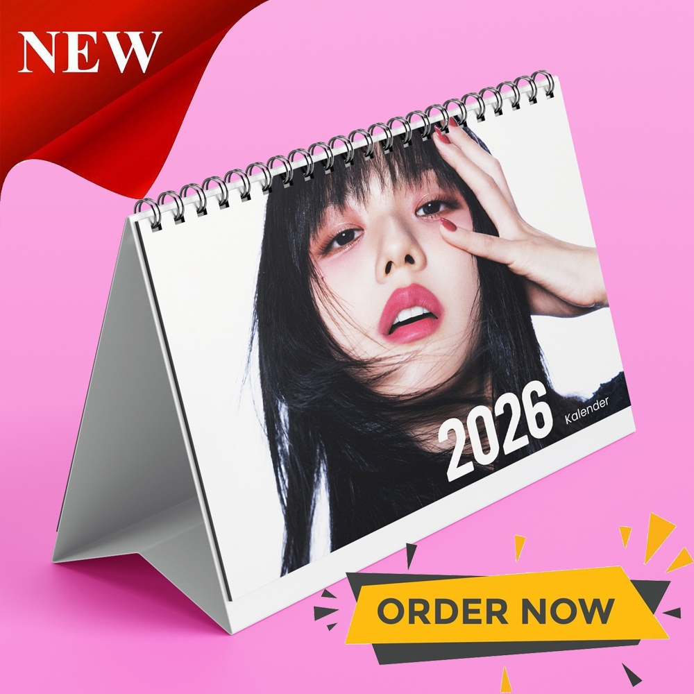 

A&M Kalender Jisoo BLACKPINK Kalender Meja Kalender 2026 Kalender K-POP