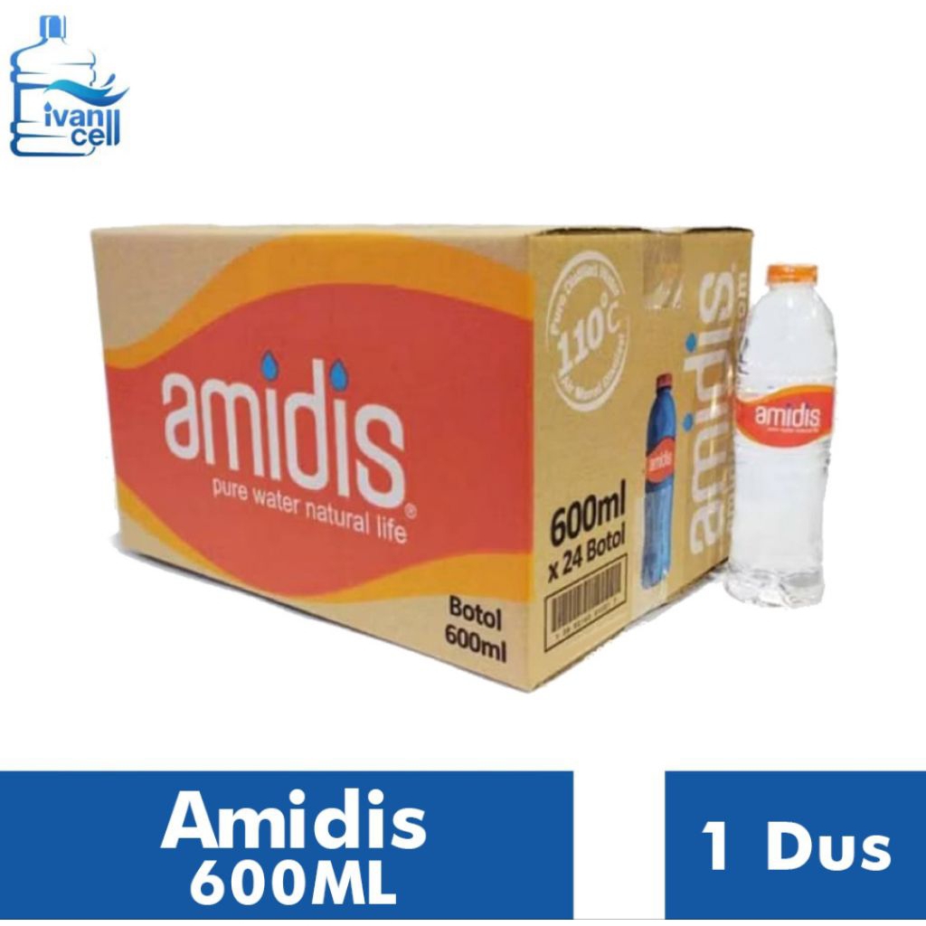 

⚡INSTANT⚡(1 DUS) AMIDIS BOTOL 600 ML isi (24 BOTOL) - ORIGINAL 100%
