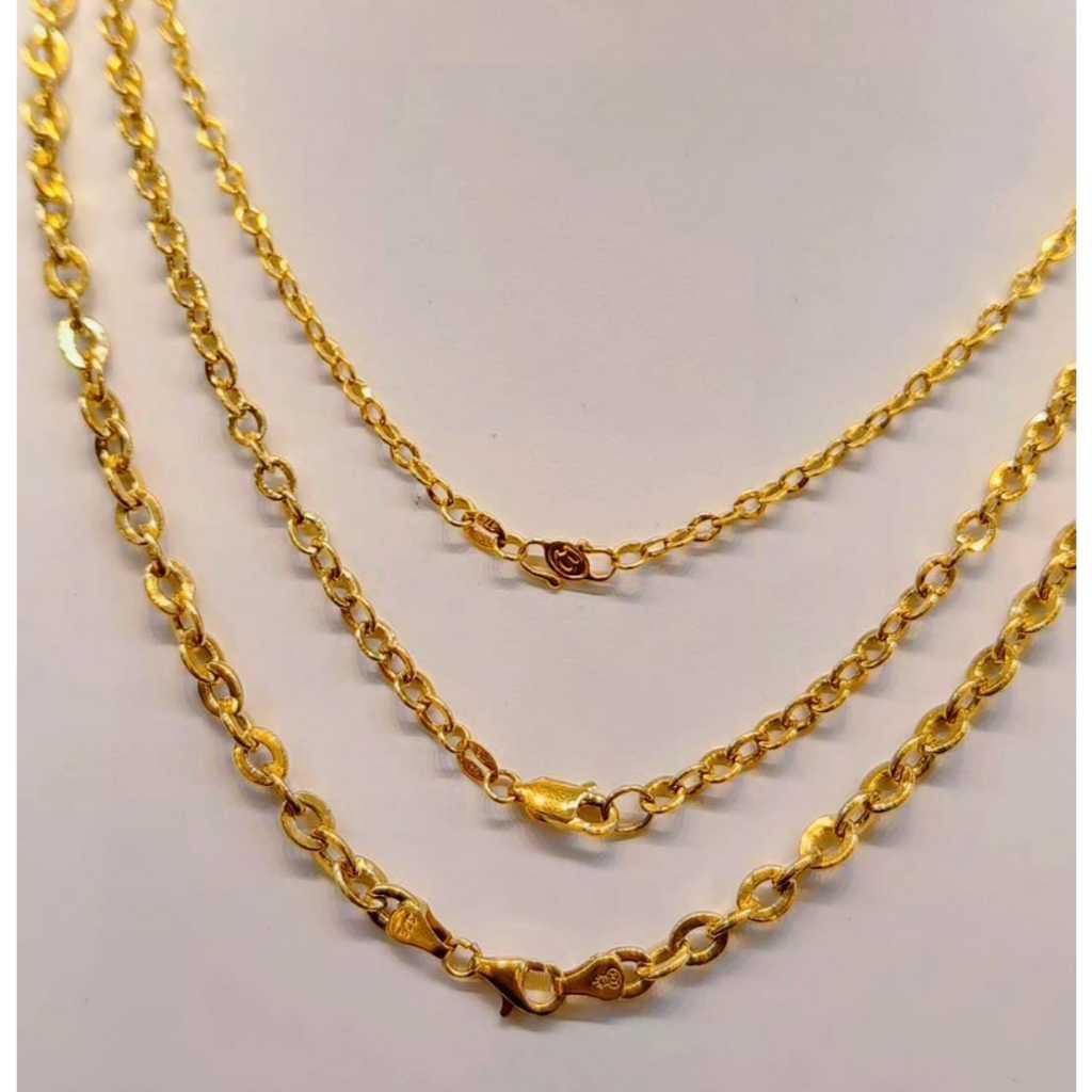 EMAS MUDA-kalung borju polos dewasa