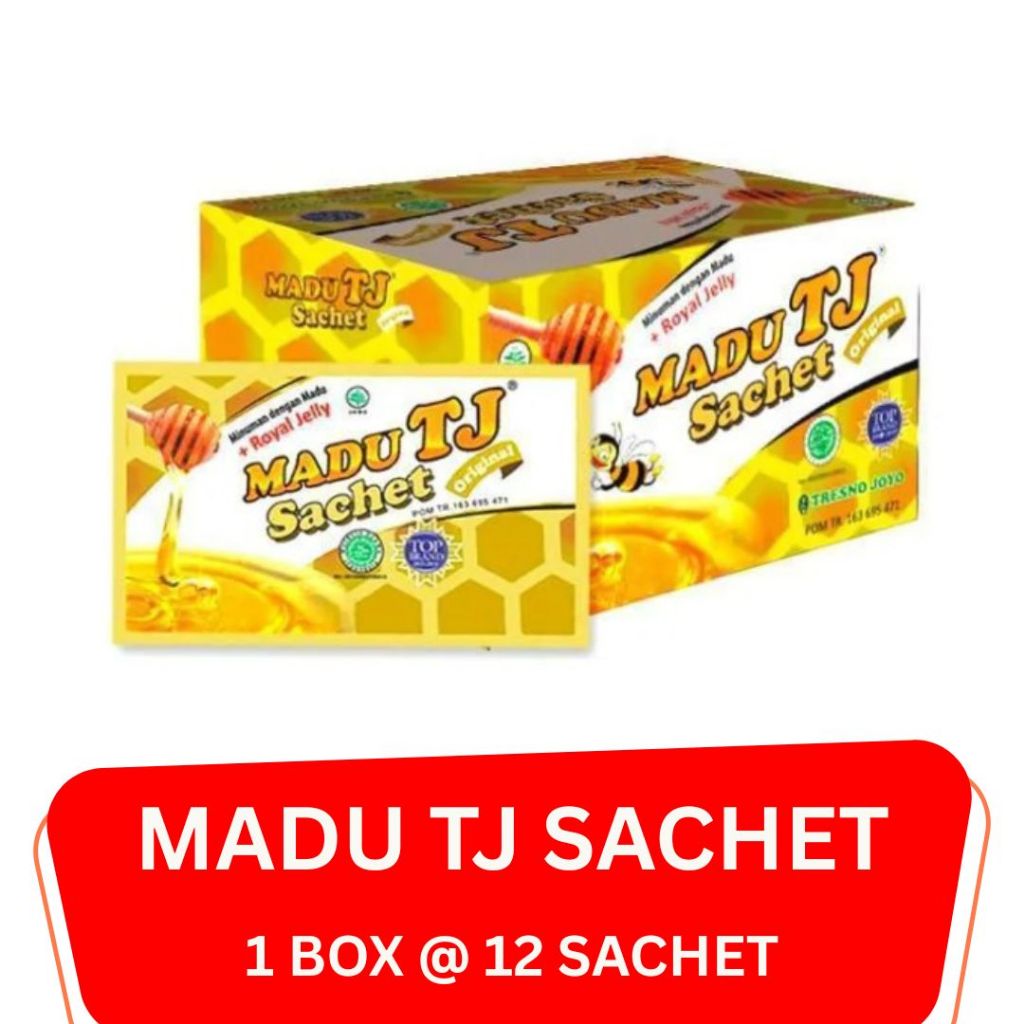 

Madu TJ Original Box Isi 12 Sachet / Madu TJ Royal Jelly Sachet