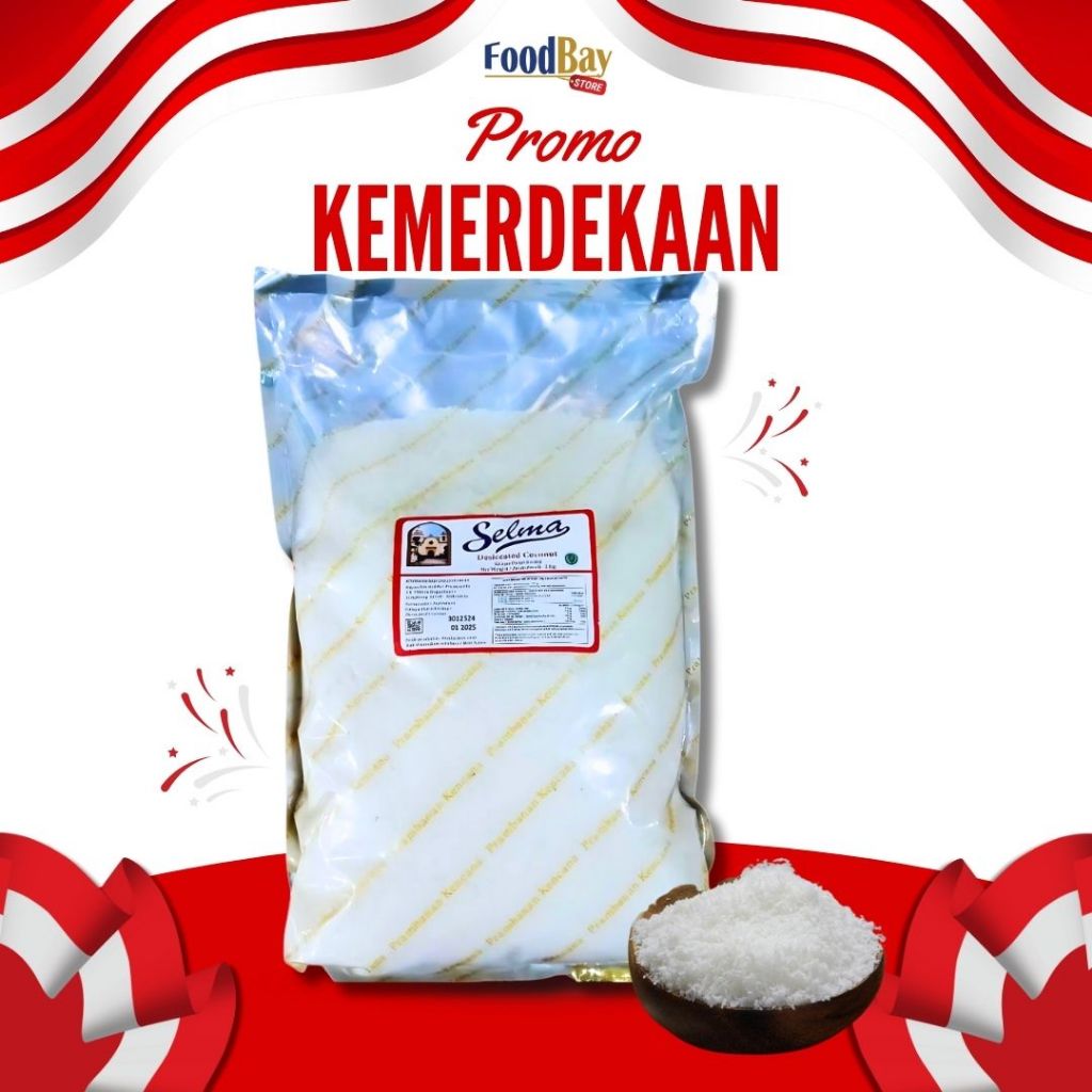

SELMA Desiccated Coconut Kelapa Parut Kering 2 Kg