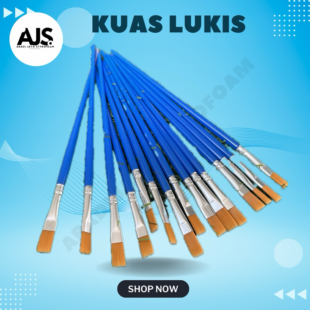 

Kuas Lukis isi 12 pc | Kuas Mewarnai