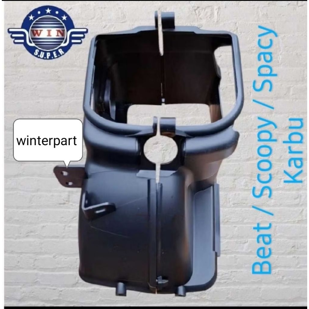 Cover Mesin Atas Bawah + Tutup Kipas BEAT KARBU | SCOOPY KARBU | SPACY KARBU