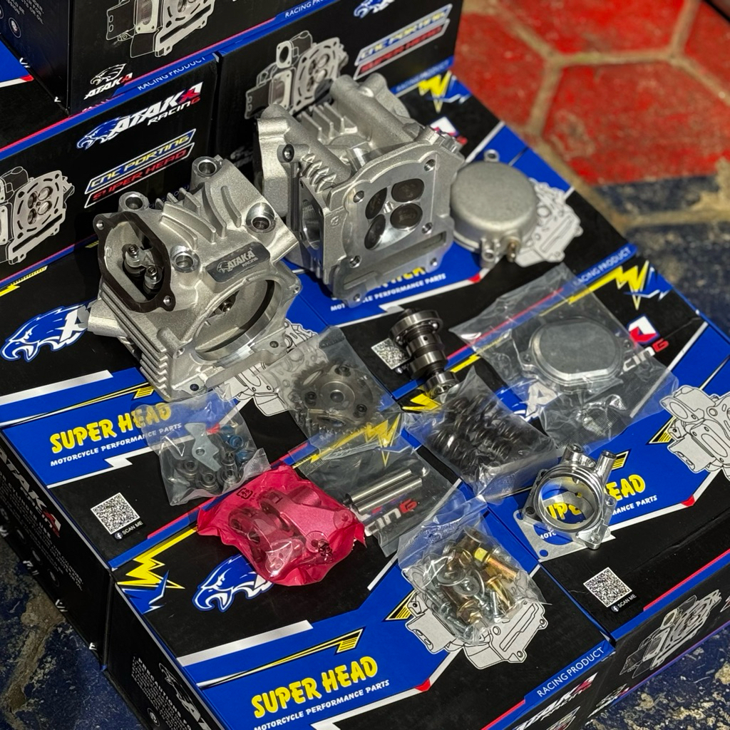 head kop cylinder superhead ataka mio sporty smile soul klep 4 21 24 SOHC