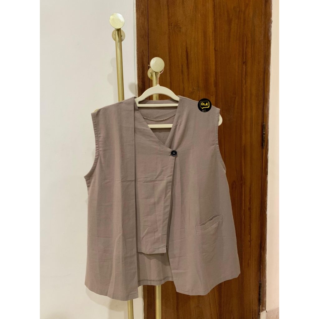 Vest Linen Wanita