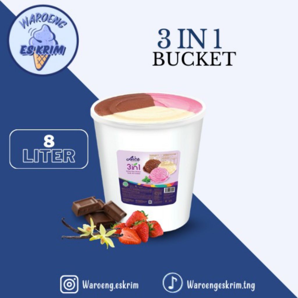 

EsKrim Aice Bucket 8lt 3in1