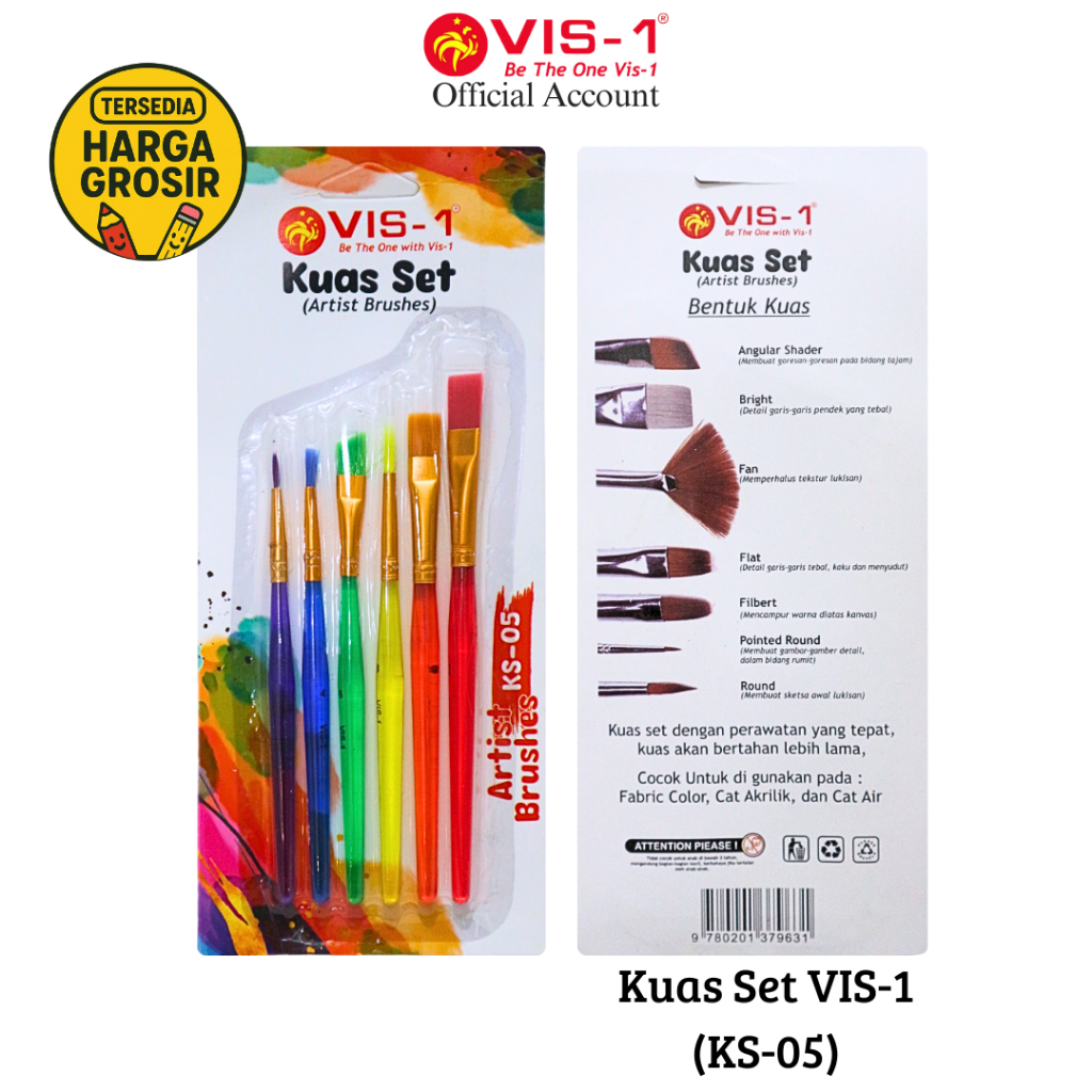 

VIS-1 Kuas Set KS-05 / Brush Set