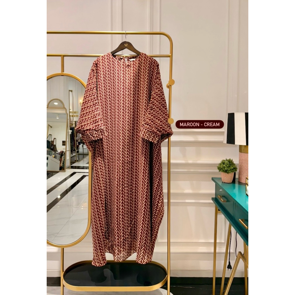VZ MONOGRAM KAFTAN BY VIVI ZUBEDI 100% ORIGINAL