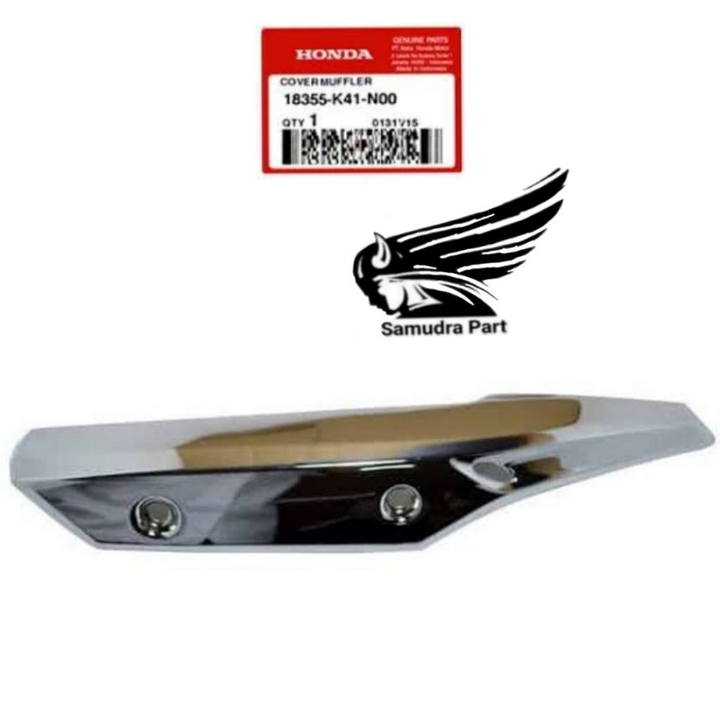 Cover Knalpot Supra X 125 injeksi Tameng knalpot Supra 125 Fi original Honda 18355K41N00