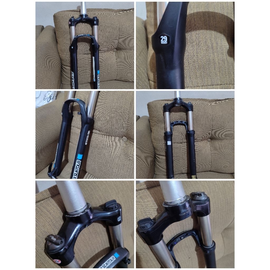 Fork Suntour XCR 29er second TA boost copotan United Clovis 6.10