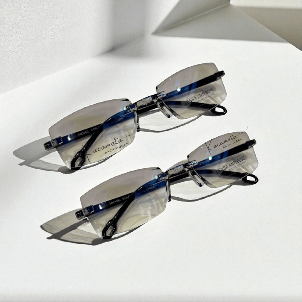 Grosir Kacamata Plus Baca 2 Lensa Blueray Antiradiasi +1.00 s/d + 4.00 Kaca mata Baca dan Jalan Anti