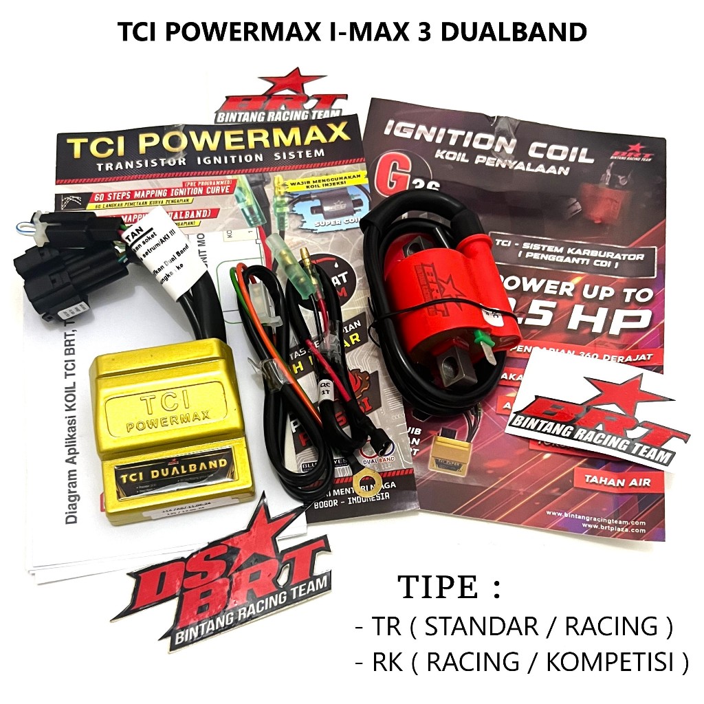 TCI IMAX 3 POWERMAX DUALBAND BRT BEAT SCOOPY SPACY TCI CDI BRT BEAT SCOOPY KARBU KARBURATOR