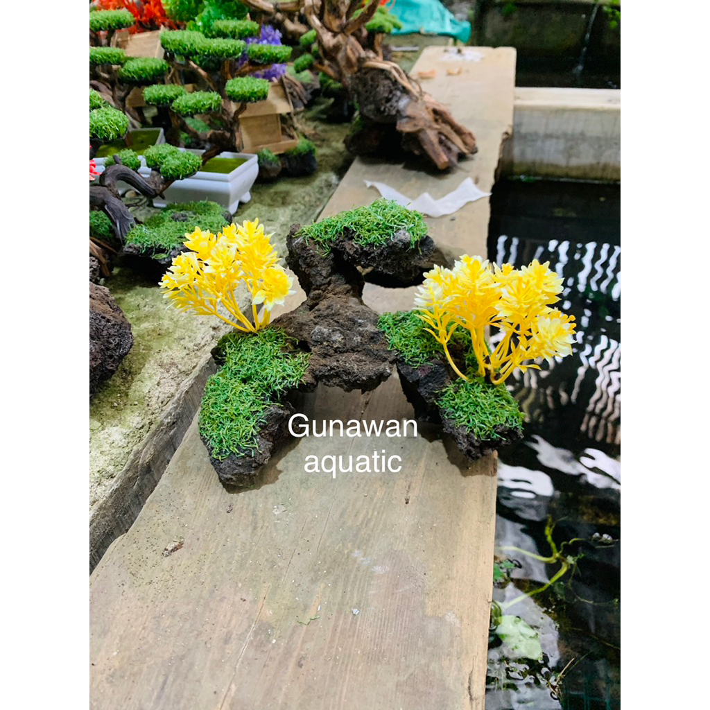 batu lavarock moss sintetis