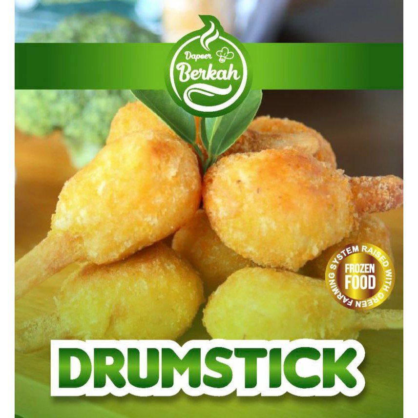 

Berkah Chicken | Cemilan Kaki naga / Drumpstick Ayam Organik 250 gram - Frozen Food Sehat Siap Masak