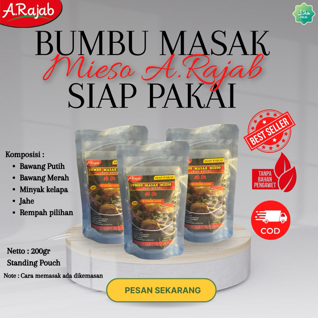 

BUMBU MIESO SIAP PAKAI A.RAJAB
