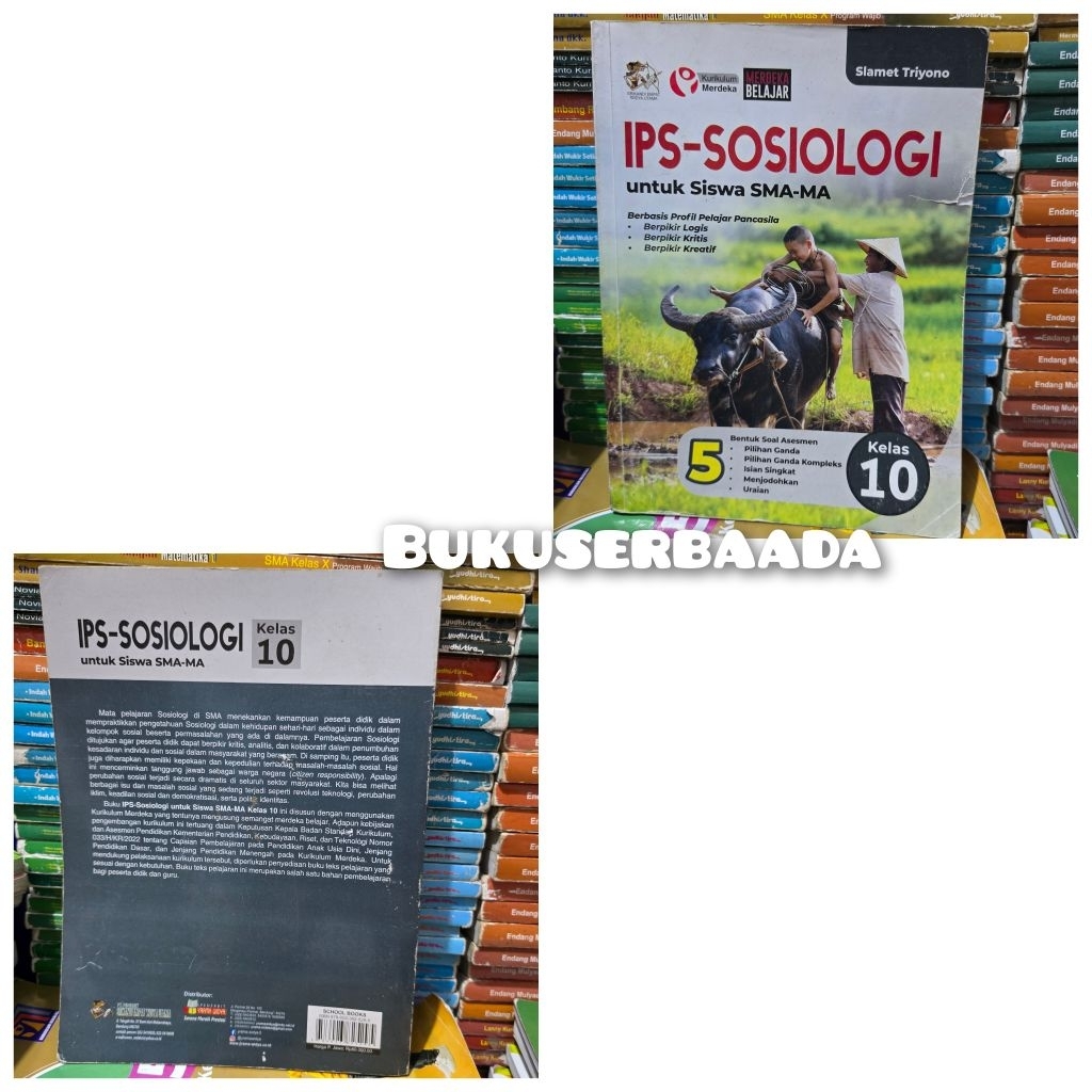BUKU BEKAS - IPS SOSIOLOGI KELAS 1 SMA KURIKULUM MERDEKA