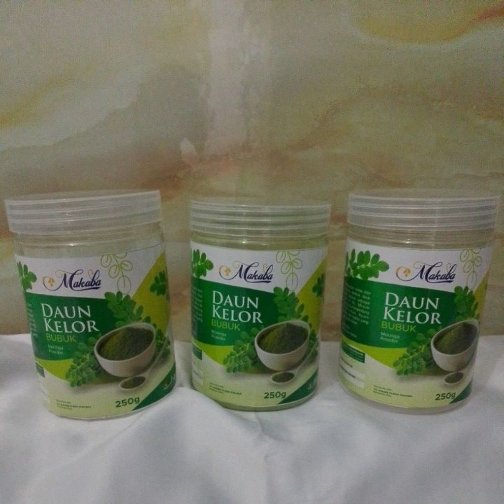 

bubuk daun kelor kering