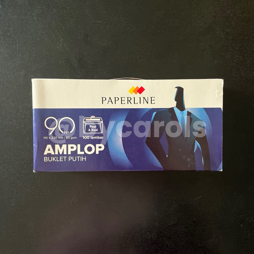 

PAPERLINE AMPLOP BUKLET PUTIH 100 LEMBAR