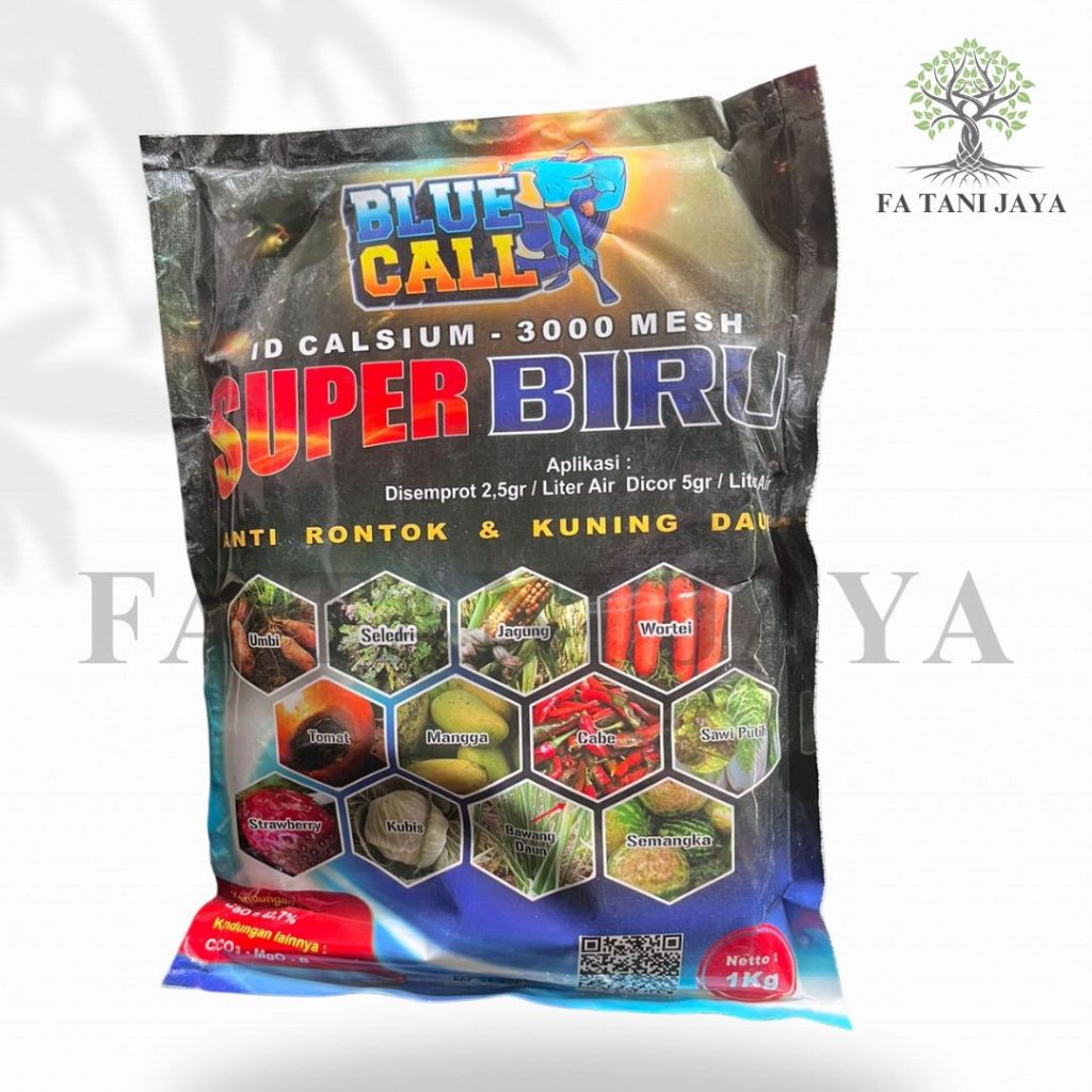 Pupuk Kalsium Super Biru 1 Kg Plus Magnesium Boron Calsium Fertilizer