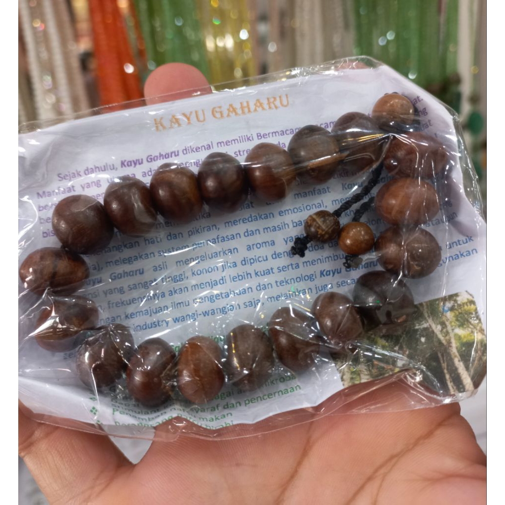 GELANG KAYU GAHARU JUMBO WANGI ASLI KALIMANTAN