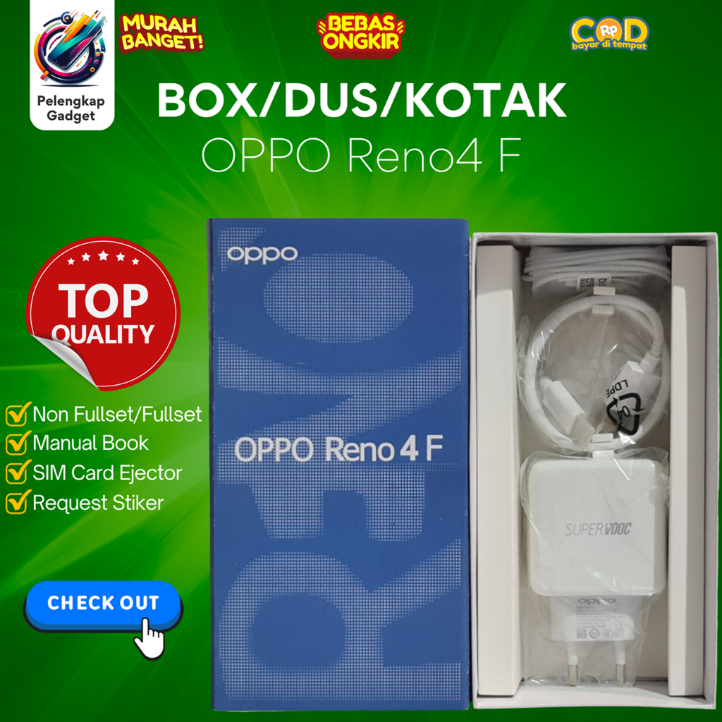 

BOX/DUS/KOTAK OPPO Reno4 F (CHARGER SUPER VOOC 65w ORIGINAL)