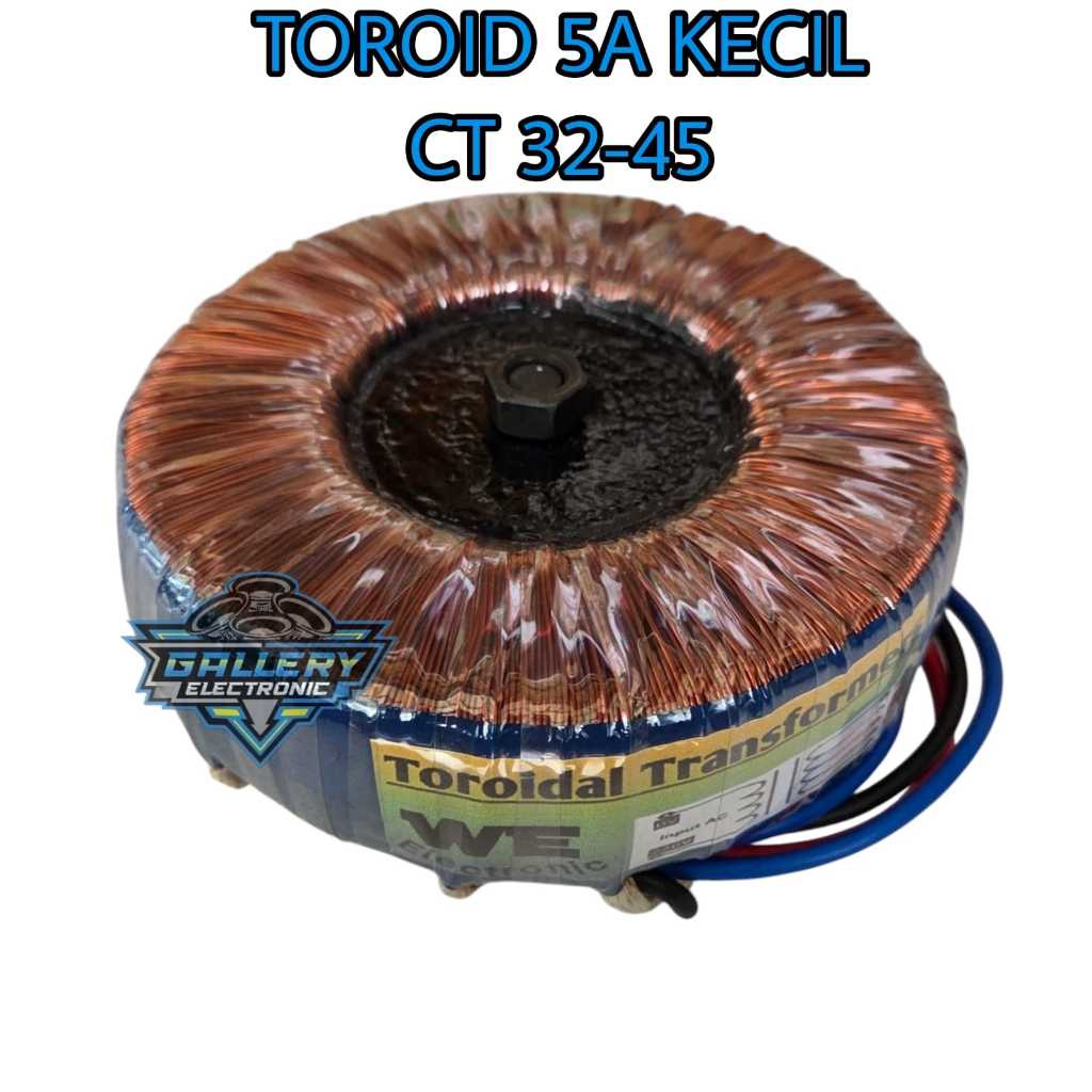 Travo Donat Teroid 5A Kecil CT 45V 32V / Travo Toroid 5 Amper Kecil Tembaga Murni SUPREME Original