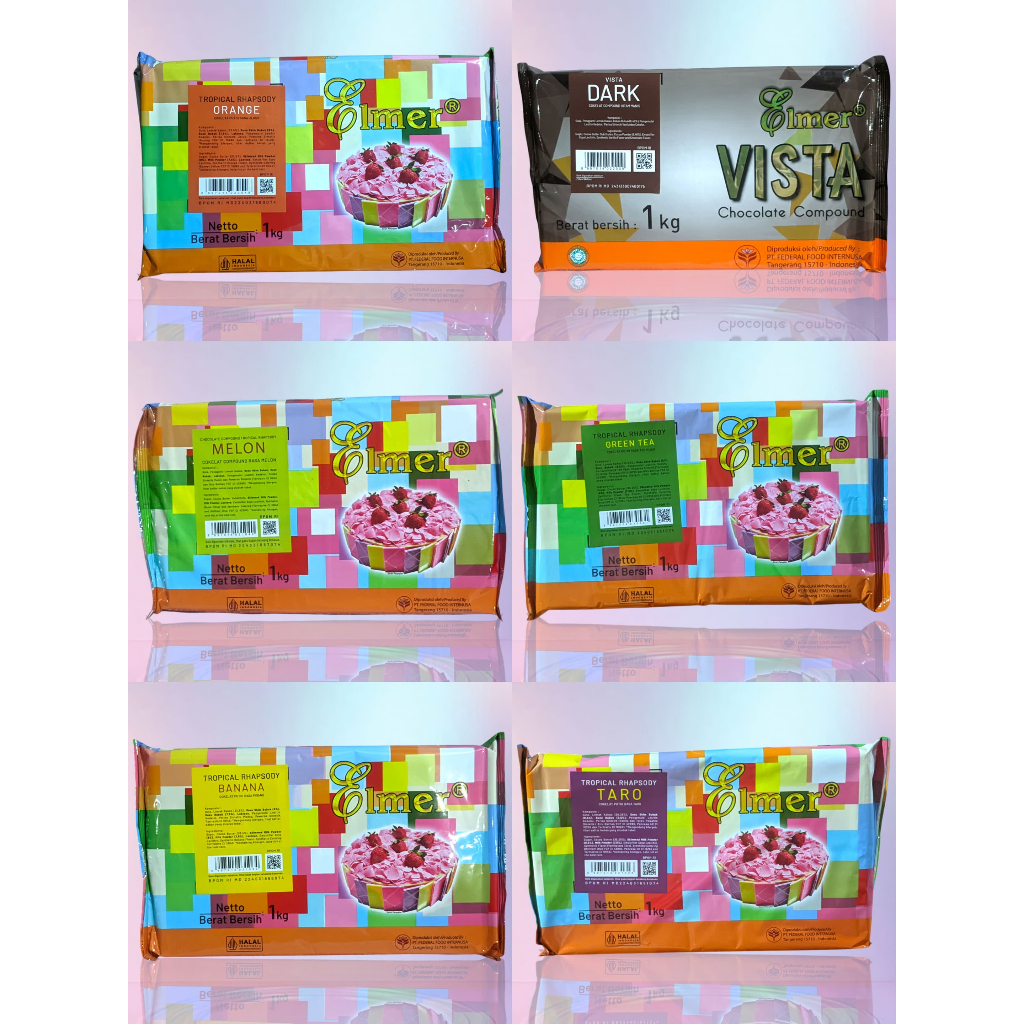 

Cokelat Elmer Tropical Compound All Varian 1kg