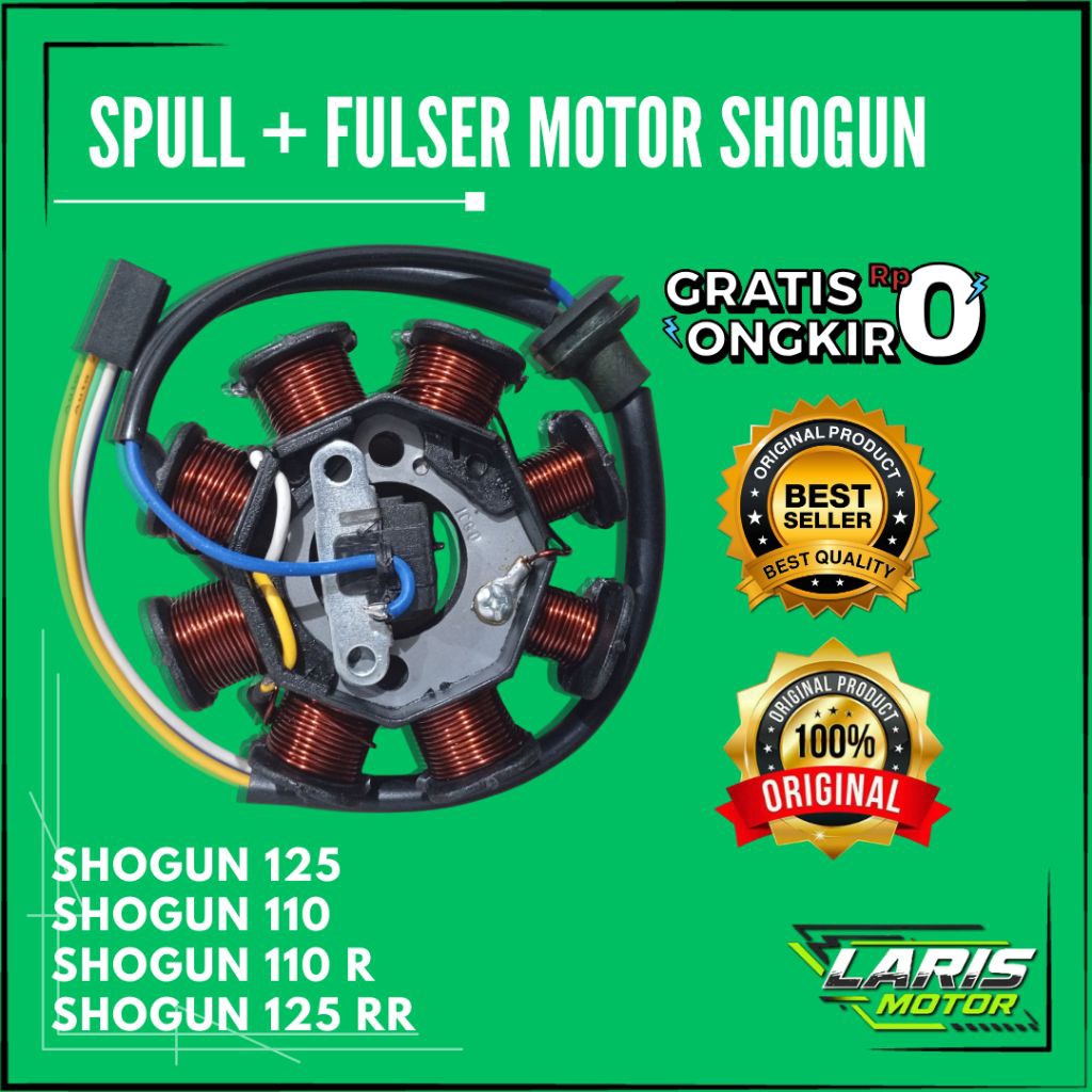Spull + Fulser Motor Suzuki Shogun 110 Shogun 125 Shogun 110 R Shogun 125 RR – Spul Komplit Stator C