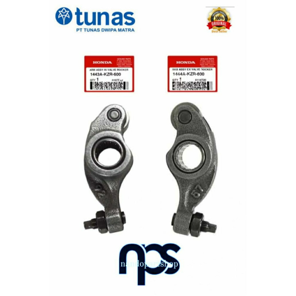 Rocker Arm Platuk Klep In Dan Ex Honda Vario , Pcx 125/150 Original AHM (1443AKZR600-1444AKZR600)
