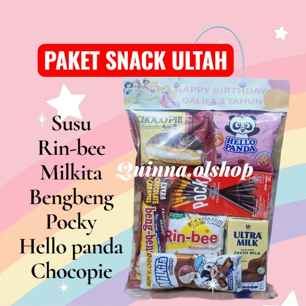

PAKET SNACK ULTAH/BINGKISAN/HADIAH/HAMPERS.. PROSES CEPAT DAN BS COSTUM LABEL.
