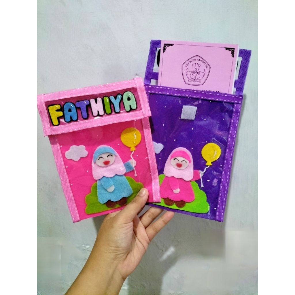 

Sampul tabungan flanel,karakter