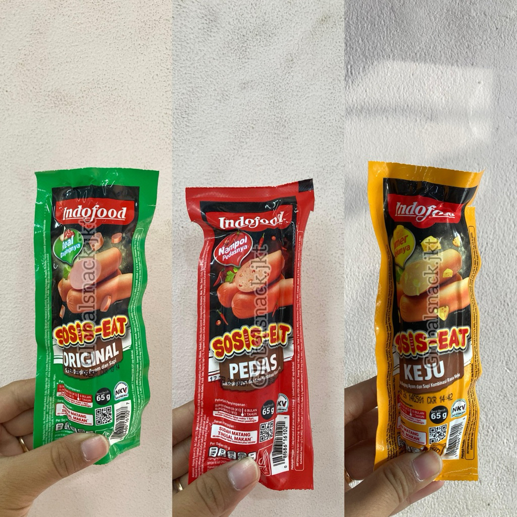

INDOFOOD SOSIS-EAT ORIGINAL / KEJU / PEDES 65g