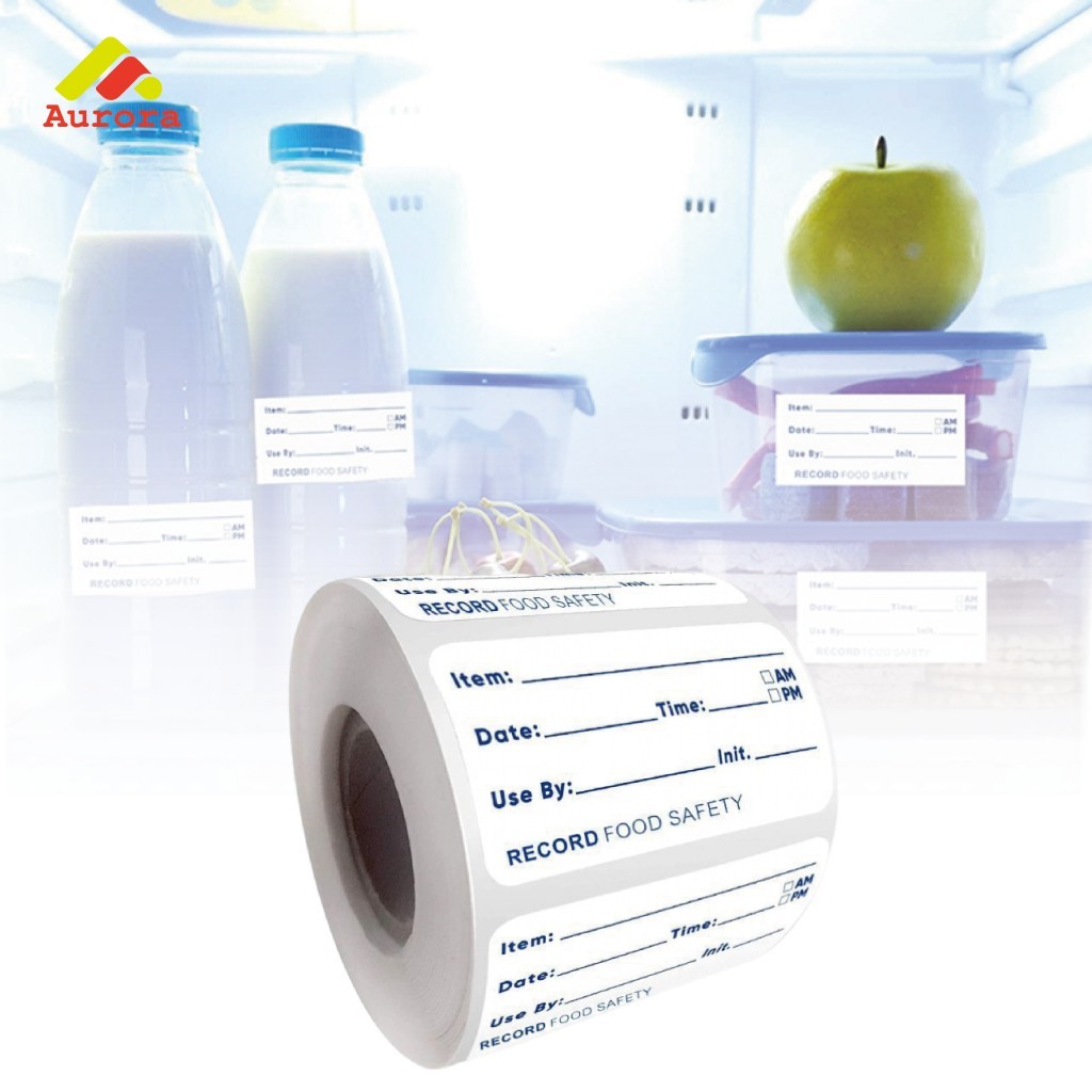 

Stiker Kadaluwarsa 500pcs Waterproof Tahan Lama Untuk Freezer/Dapur - Label Expired Date Food Grade