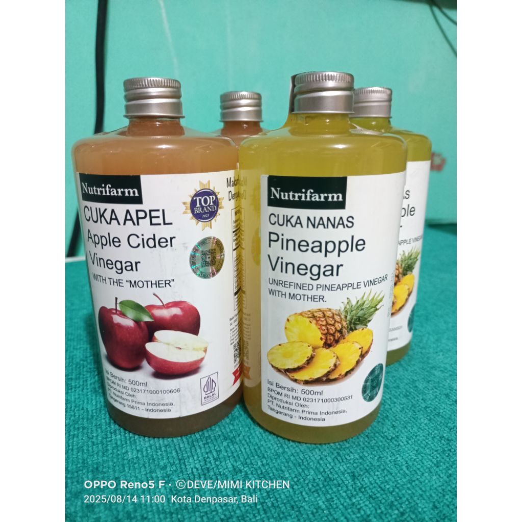 

NUTRIFARM CUKA APEL CUKA NANAS 500ML