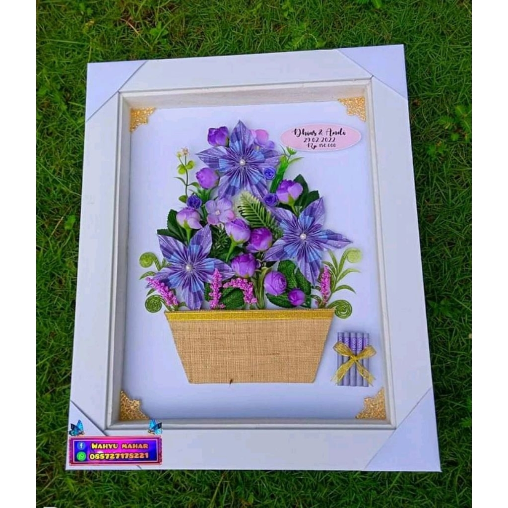 Mahar nikah bentuk pot bunga