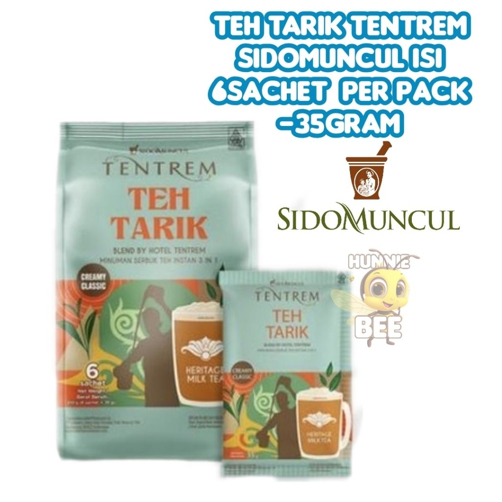 

Teh Tarik Tentrem Sidomuncul isi 6Sachet per pack -35gram