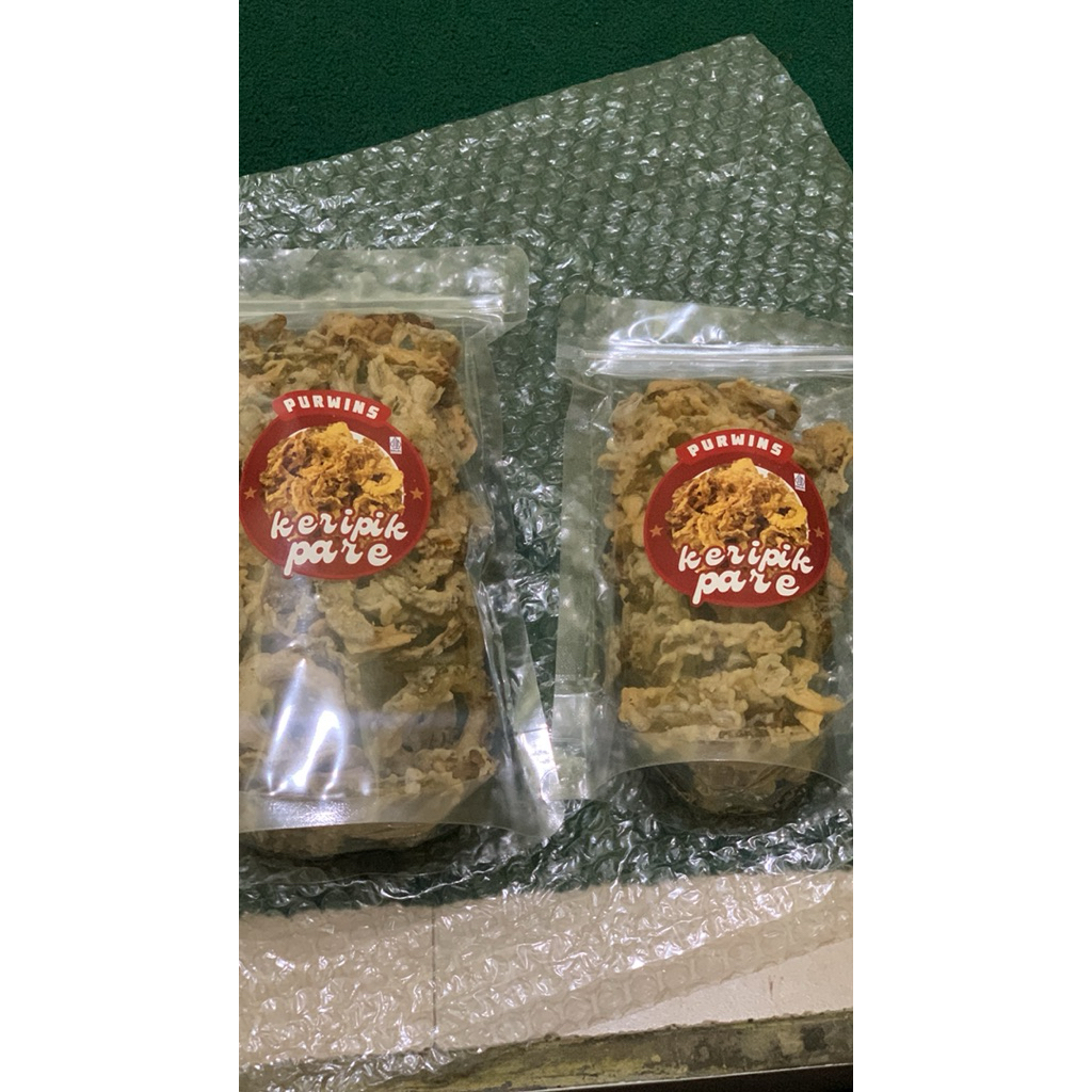 

Kripik Pare Purwins(home made) Enak renyah dann Krispy