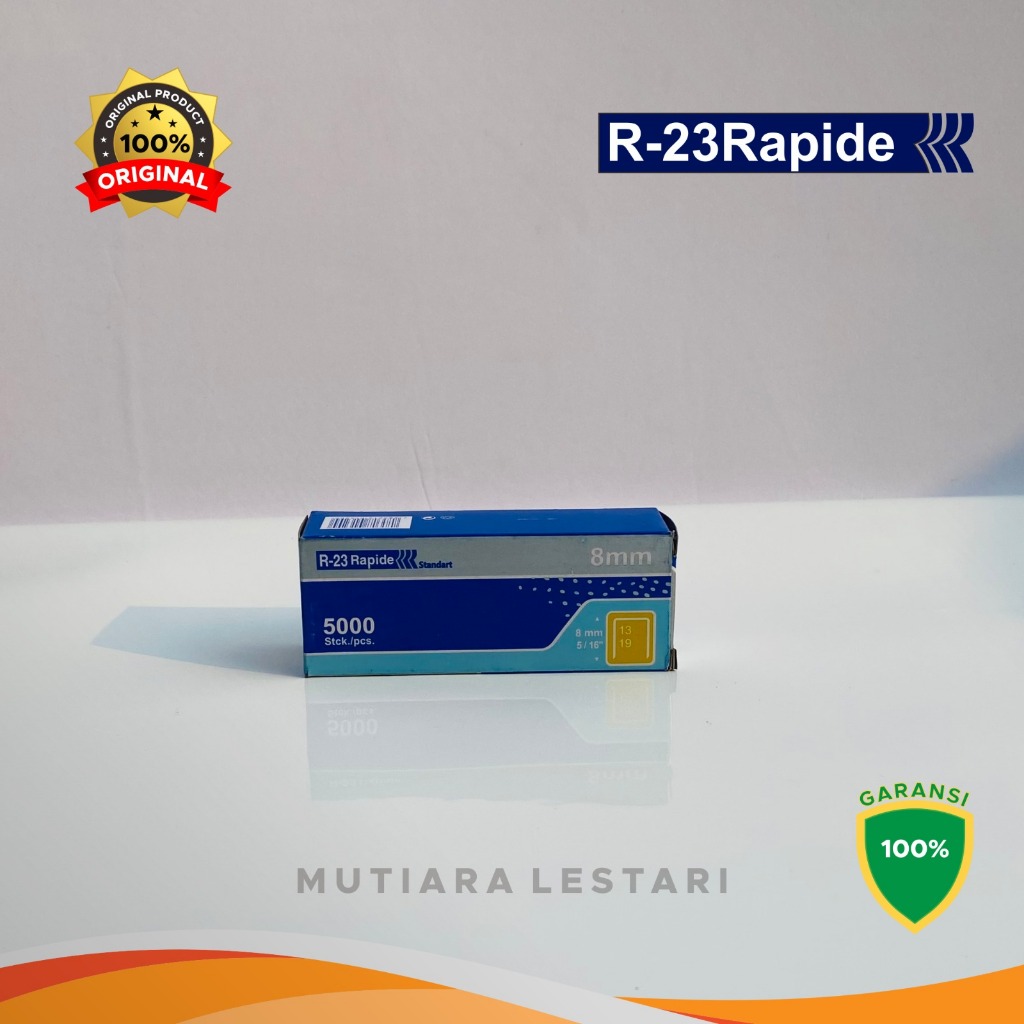 

Isi Staples Stapler Tembak Guntacker Original. 13/8mm (8mm) | R-23 Rapide