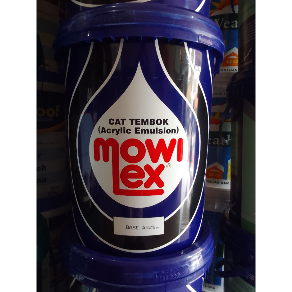 MOWILEX EMULSION INTERIOR E-100 White Cat Tembok interior - 20Liter