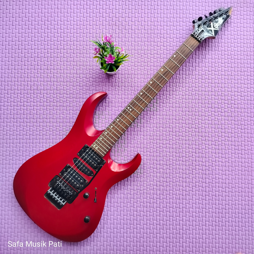 X-Cort X6 Gitar Elektrik, Normal, Original, Kondisi Bagus (Packing Kayu)