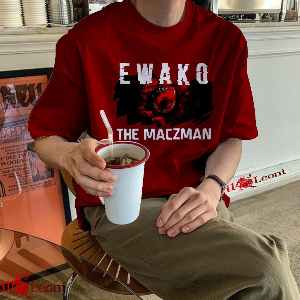 SIZE ( S-5XL)KAOS EWAKO PSM. KAOS THE MACZMAN .KAOS PSM MAKASSAR FANS